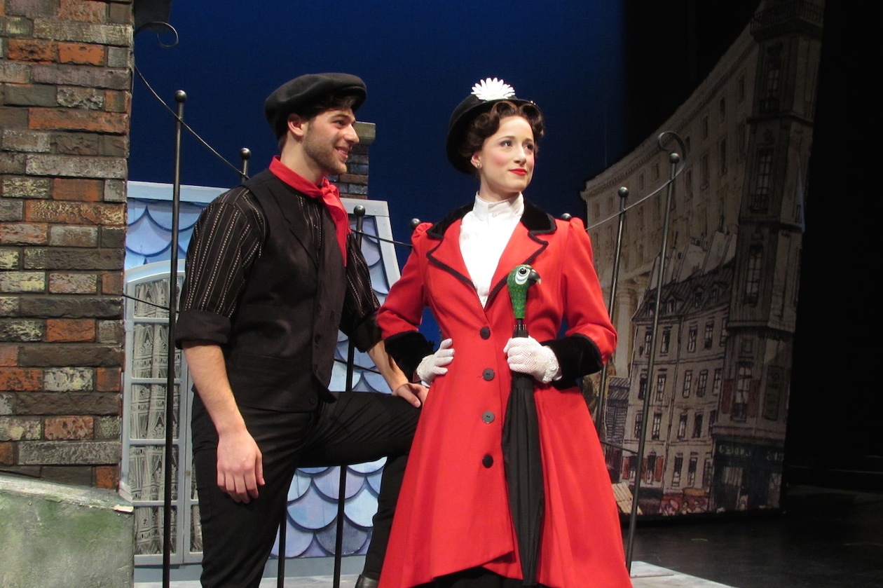 John Barsoian and Emilie Renier in "Mary Poppins" at Artpark.