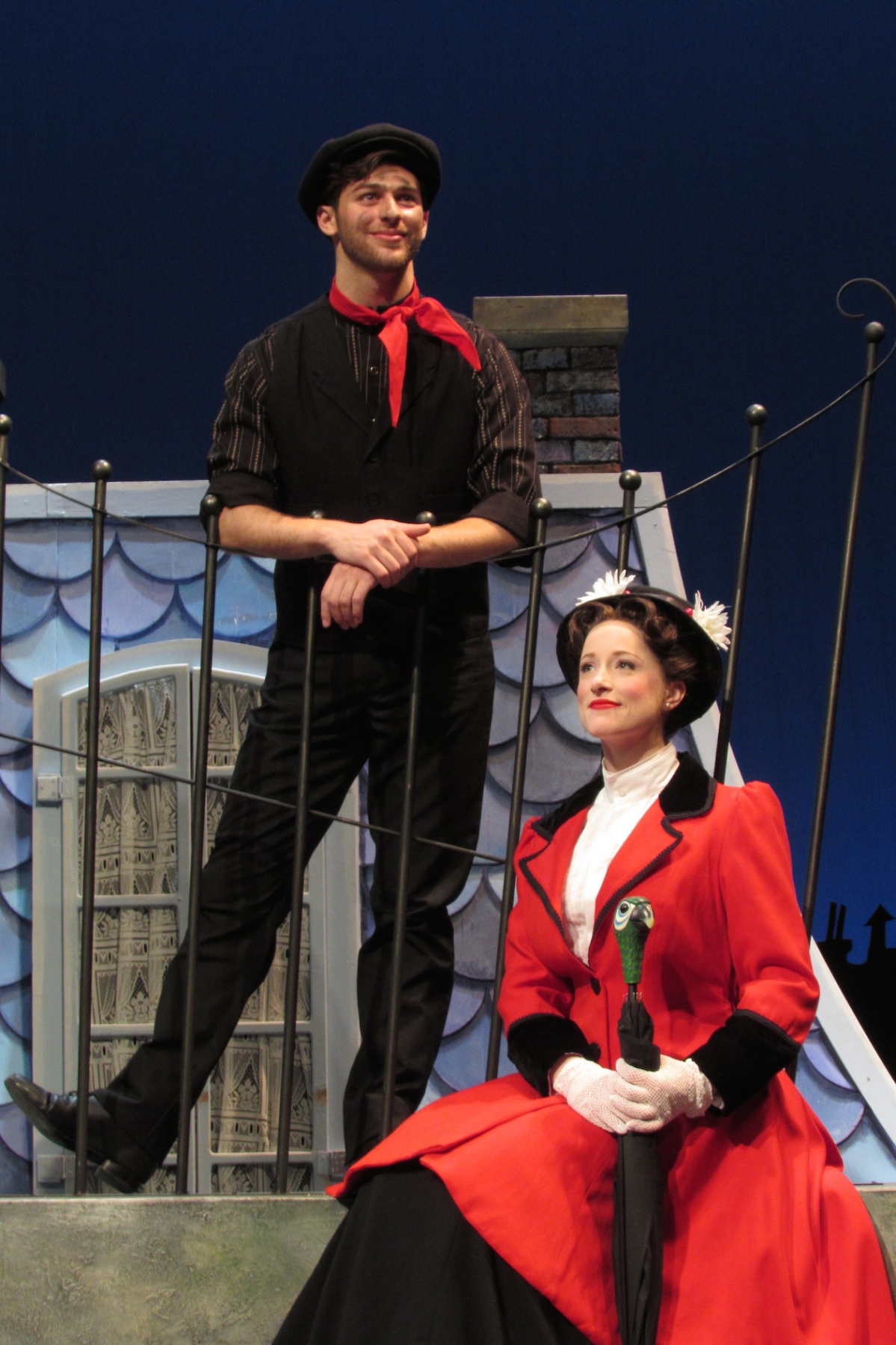 John Barsoian and Emilie Renier in "Mary Poppins" at Artpark.