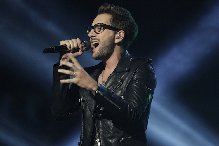 Will Champlin performs on season six of NBC's "The Voice." (NBC photo by Trae Patton)