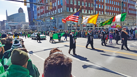 The parade in Buffalo 