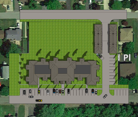 James Jerge's apartment complex is slated to be built in the Village of Lewiston.