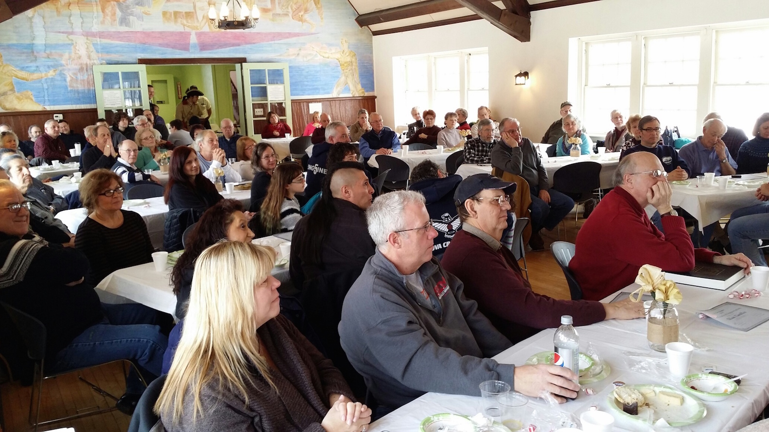 More than 80 volunteers attended Old Fort Niagara's recognition breakfast at the Officers Club.