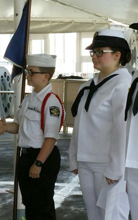 Sea Cadets Zachery and Emma Warden