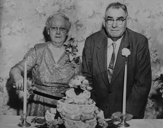 William and Dora Kaegebein celebrate their 50th wedding anniversary. (Photo courtesy Bob DeGlopper)