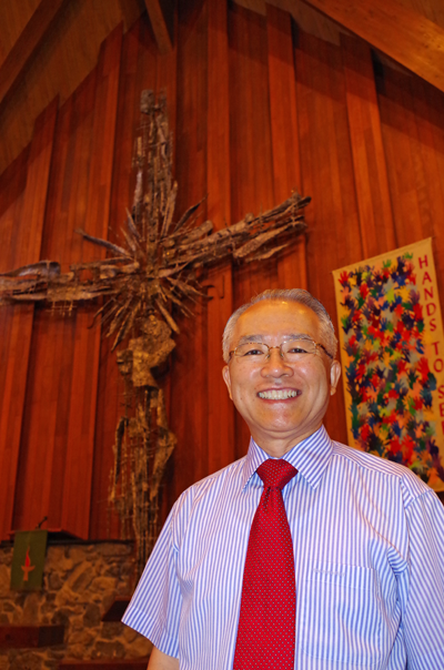 The Rev. Dr. Sung Ho Lee is the new pastor at Trinity United Methodist Church. (Photo by Larry Austin)