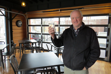 The Craft proprietor Shawn Weber stands inside the restaurant's dining room. The Third Street eatery is about to open in downtown Niagara Falls.