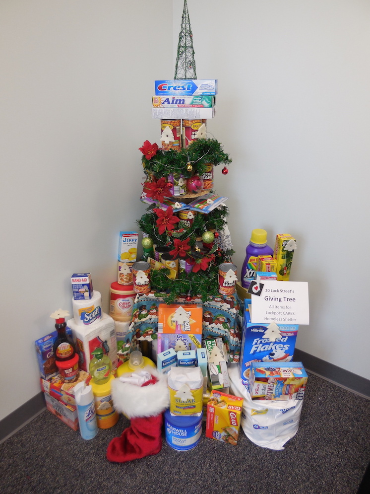 The Dale Association giving tree.