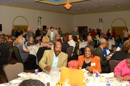 Last year's banquet, with 400 supporters on hand.