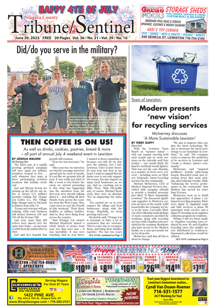 Full free edition: The Tribune-Sentinel for June 30, 2023