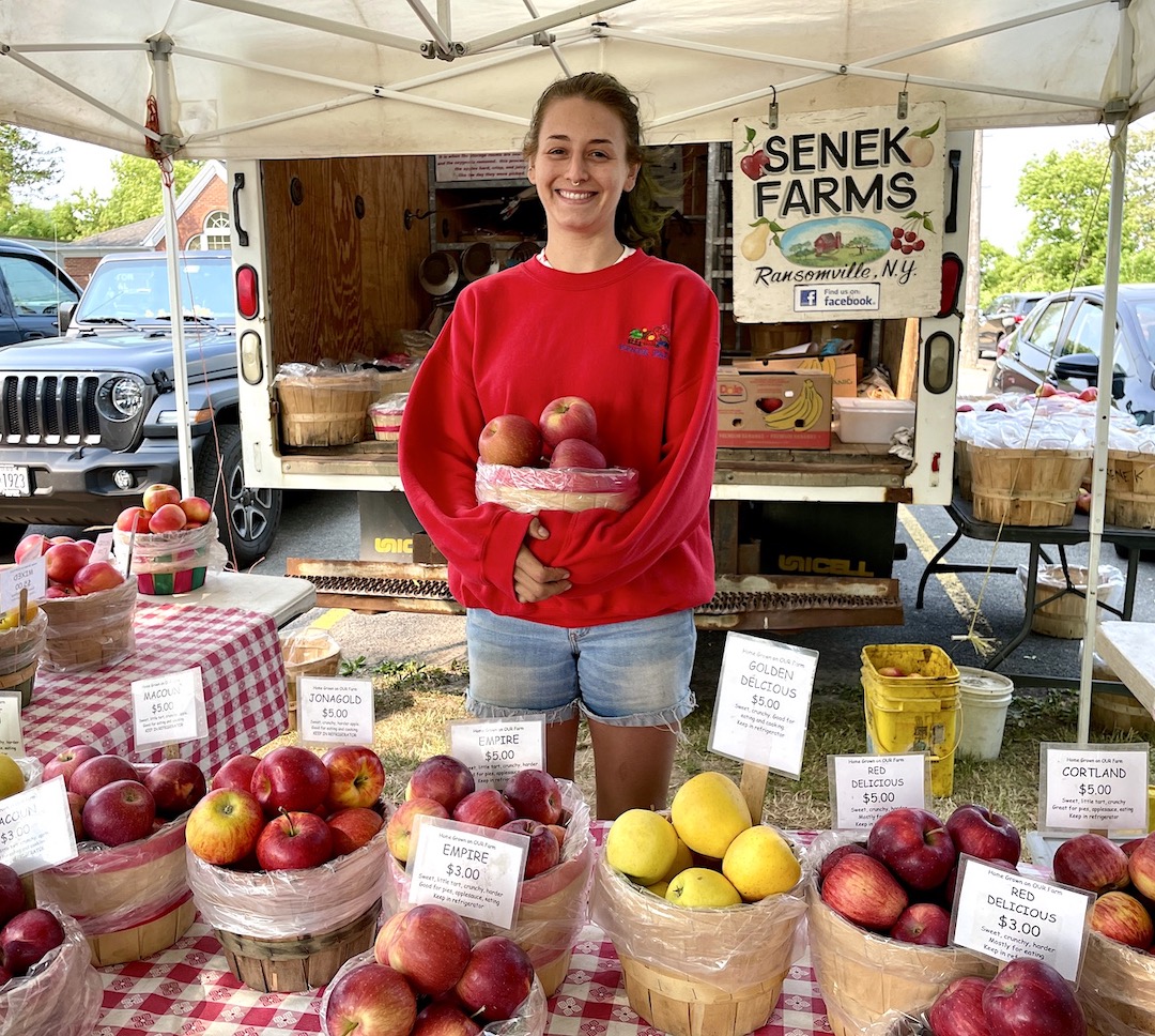 Scenes from opening day of the 2023 Lewiston Artisan Farmers Market inside Academy Park.