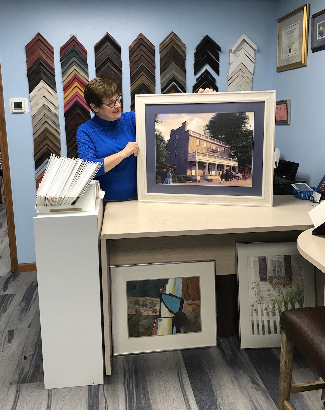 Susan Sullivan at Sue's Frame of Mind, located at 900 Center St. - just below Lewiston Vision Center. (Submitted photo)