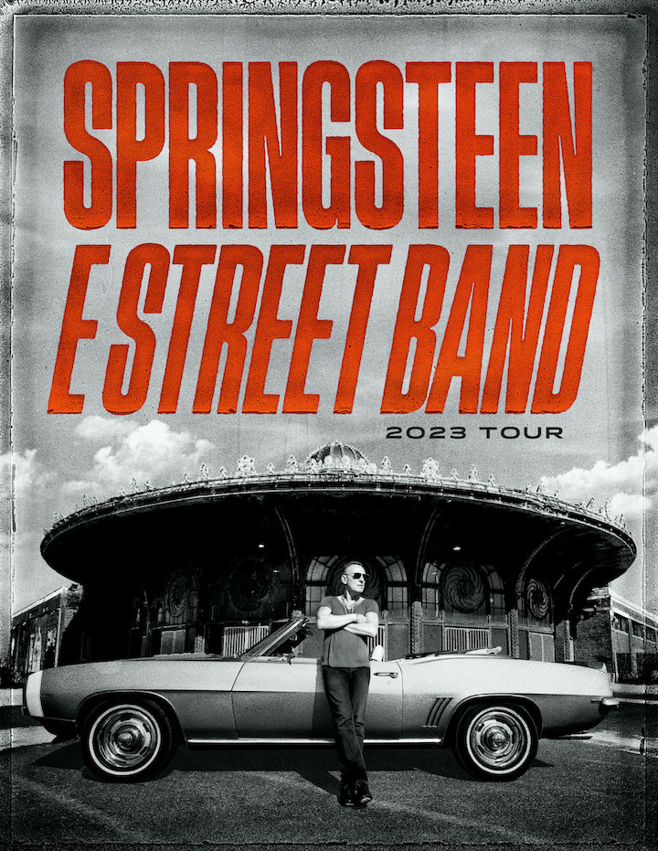 Bruce Springsteen and The E Street Band tour art courtesy of Shore Fire Media.