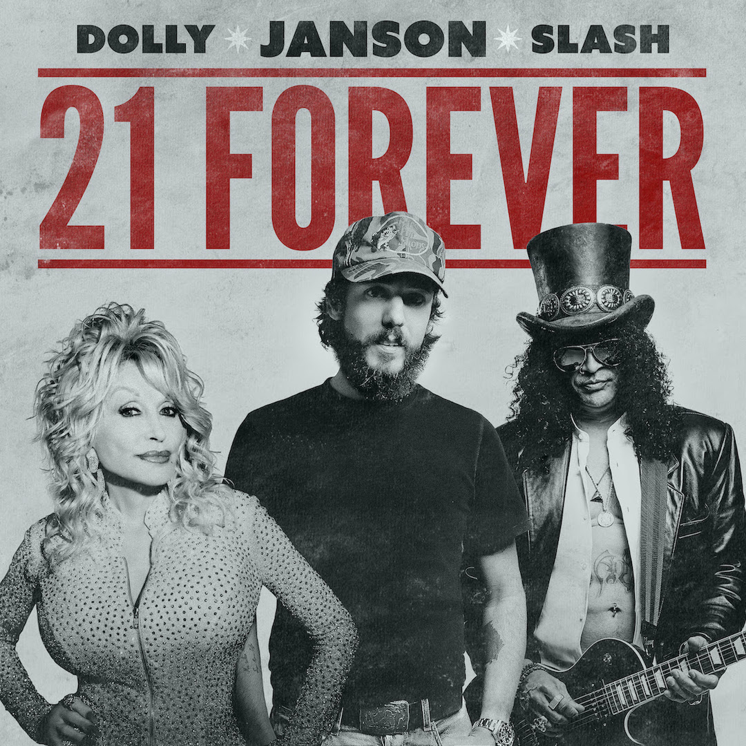 Dolly Parton, Chris Janson and Slash (Cover art courtesy of BMLG/Harpeth 60 Records)