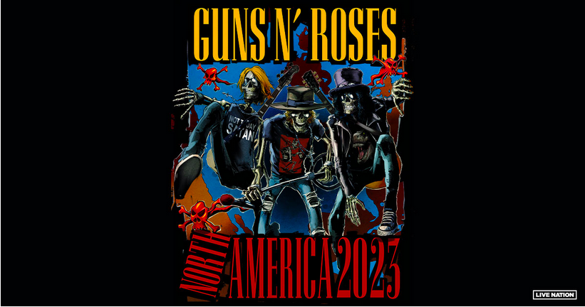 Guns N' Roses tour art courtesy of Live Nation