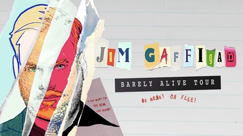 Comedian Jim Gaffigan announced new dates for his `Barely Alive Tour,` including a show at Shea's Buffalo Theatre. (Image provided by Shea's Performing Arts Center)