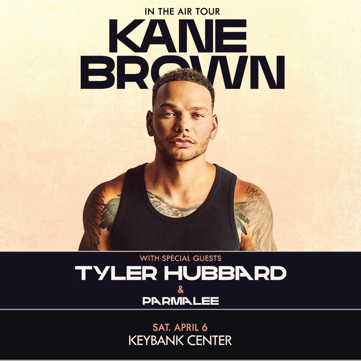 Kane Brown image courtesy of KeyBank Center Public Relations