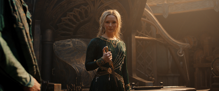 Morfydd Clark stars as Galadriel in `The Lord of the Rings: The Rings of Power.` (Photo credit: courtesy of Prime Video // copyright: Amazon Studios)