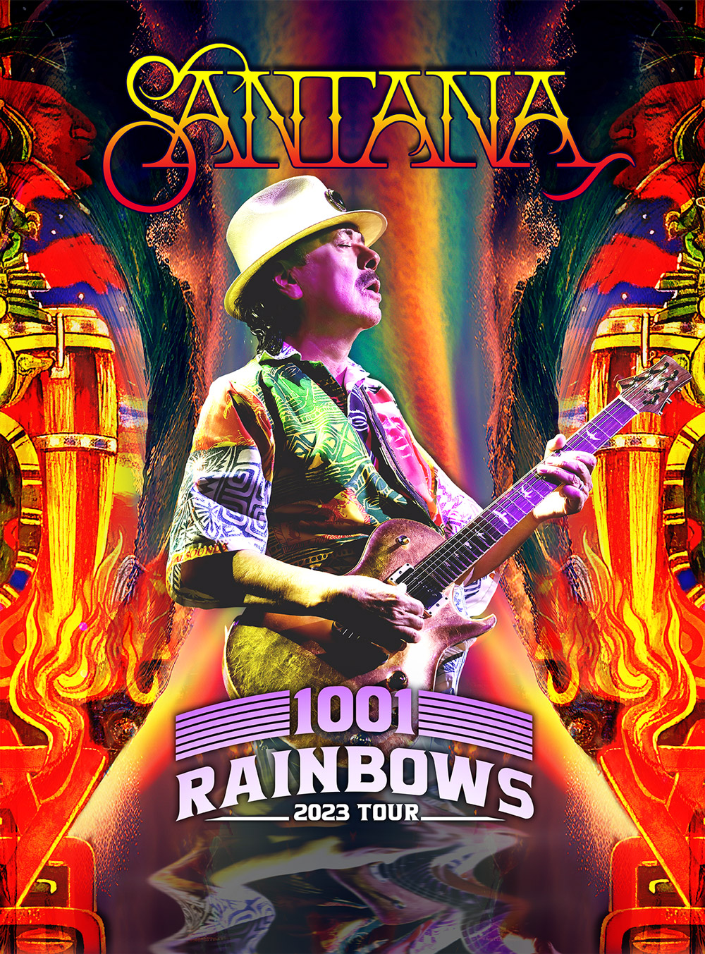 `Santana - 1001 Rainbows Tour` image courtesy of Fallsview Casino Resort