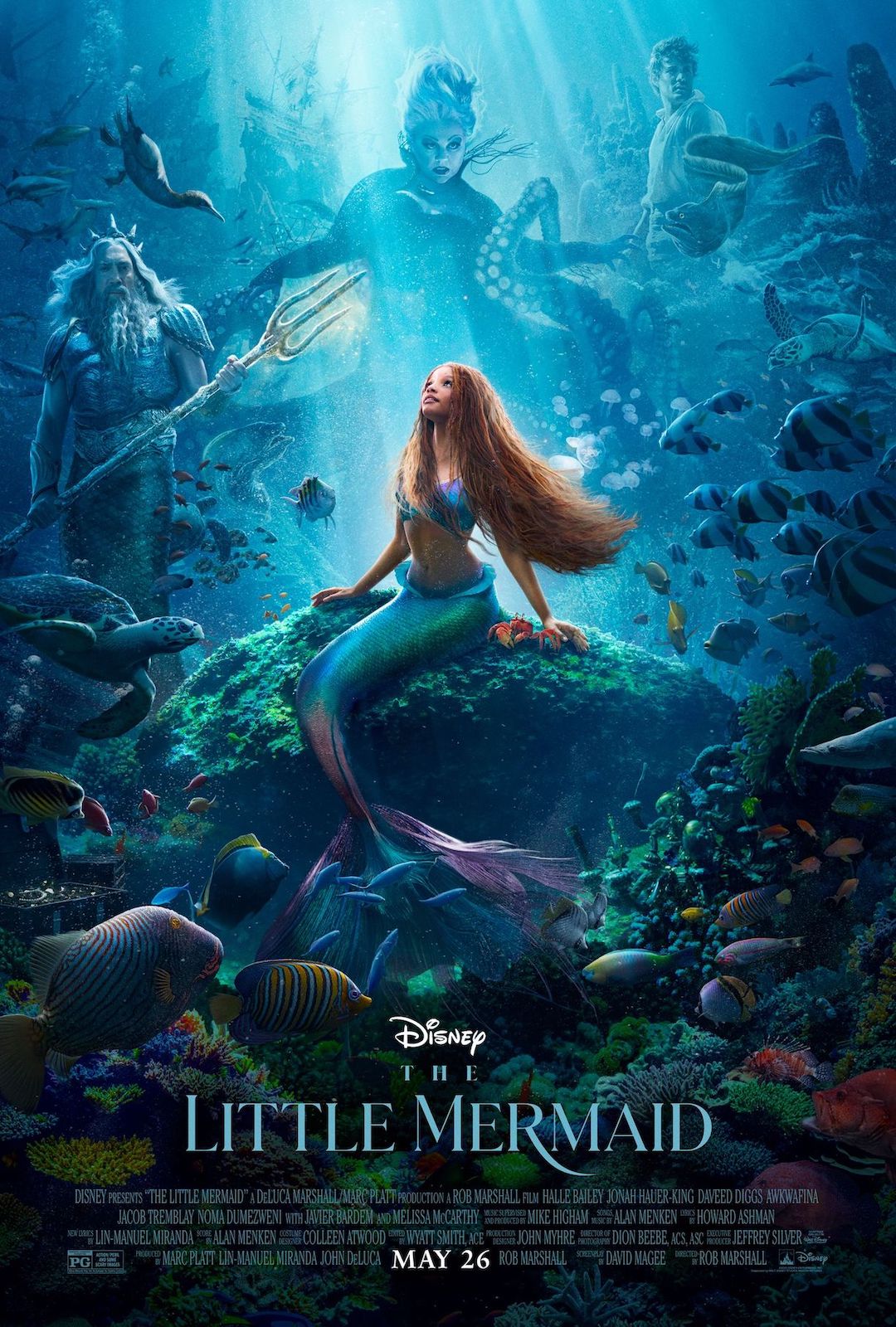 `The Little Mermaid` poster courtesy of The Walt Disney Studios // ©Disney 2022. All rights reserved.