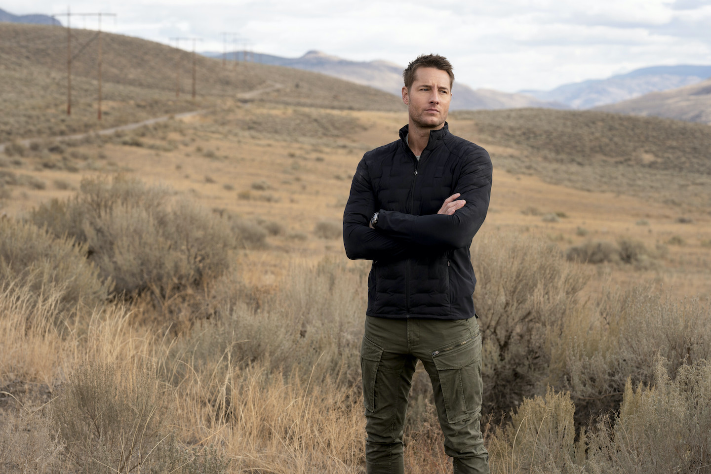 Justin Hartley as Colter Shaw in the pilot episode of CBS Original Series `Tracker.` (Photo by Michael Courtney/CBS ©2022 CBS Broadcasting Inc. All rights reserved.)