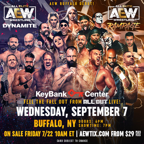 AEW poster courtesy of KeyBank Center