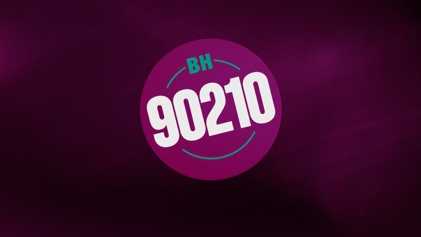 The `BH90210` logo is (©FOX 2019)