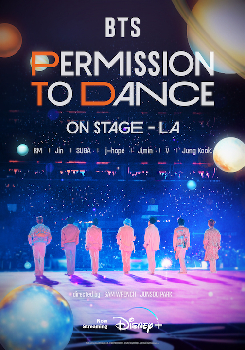 `BTS: Permission To Dance On Stage - LA` image courtesy of Disney Media & Entertainment Distribution.