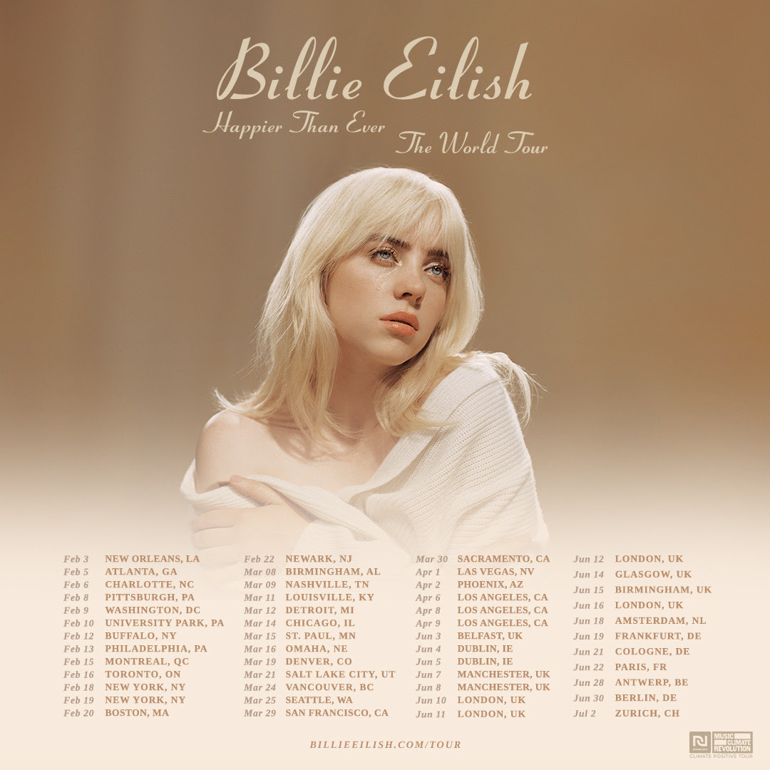 Billie Eilish will perform in Buffalo on Feb. 12. (Image courtesy of High Rise PR)