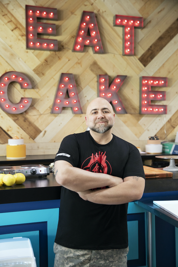 Duff Goldman, shown here on `Duff Takes the Cake,` is starting a new series called `Duff: Ace of Cakes.` (Food Network photo)
