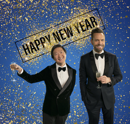`FOX's New Year's Eve Toast & Roast` 2021: Ken Jeong and Joel McHale are teaming up to `Toast & Roast` all that was 2020 during the most anticipated New Year's Eve of all time. (FOX photo)