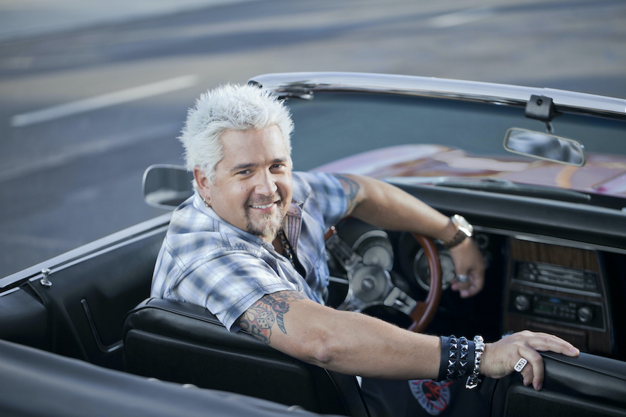 Guy Fieri on `Diners, Drive-Ins and Dives.` (Photo courtesy of Food Network)