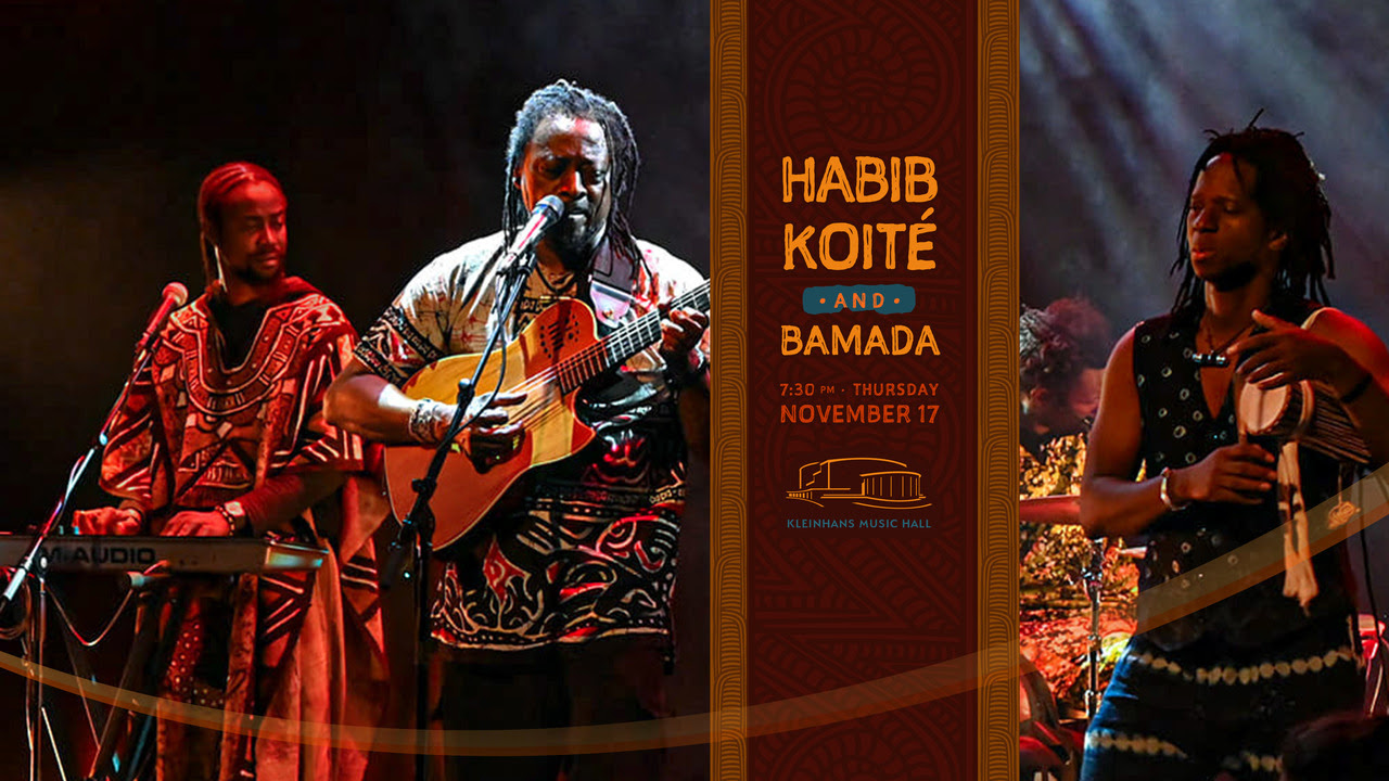 Habib Koité and Bamada will perform in Buffalo. (Image courtesy of Kleinhans Music Hall)