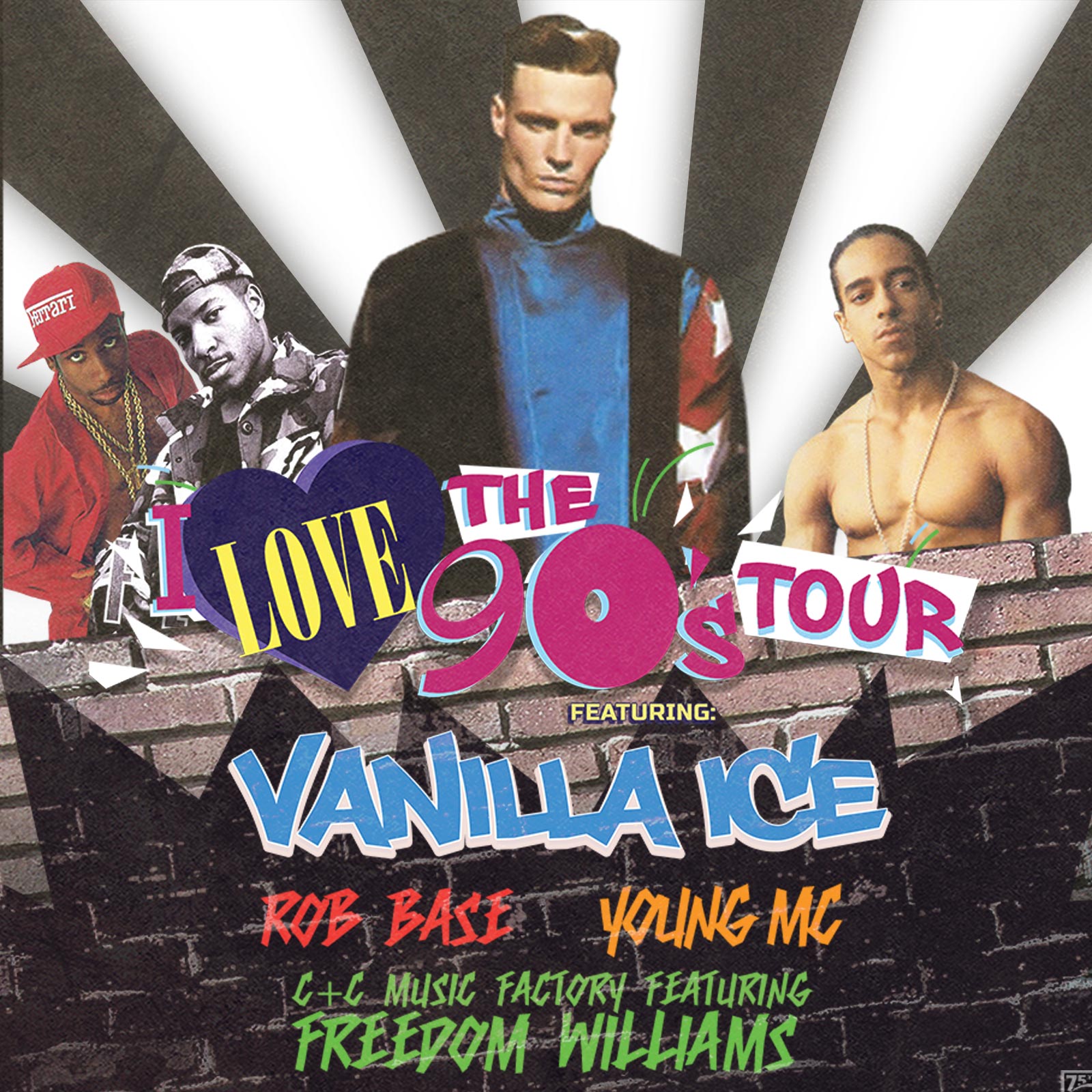 `I Love The 90's Tour` graphic provided by Fallsview Casino Resort