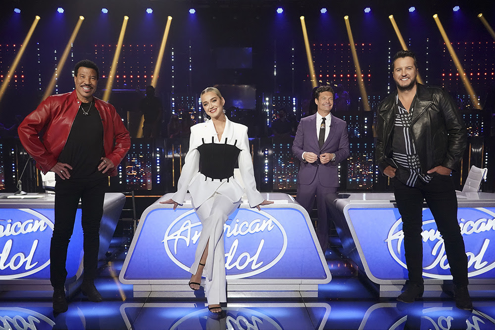 Lionel Richie, Katy Perry, Ryan Seacrest and Luke Bryan will return for the next season of `American Idol.` (ABC photo by Eric McCandless)