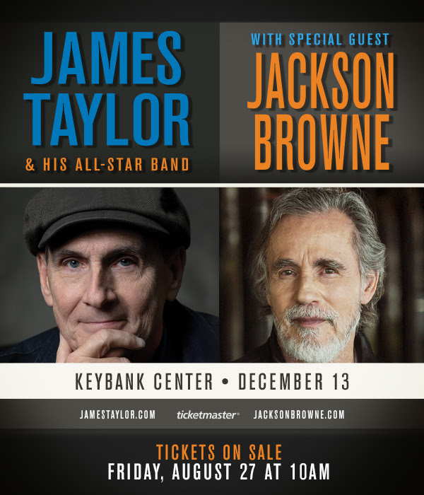 James Taylor is set to perform in Buffalo. (Image courtesy of KeyBank Center)