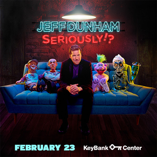 `Jeff Dunham: Seriously!?` (Image courtesy of KeyBank Center)