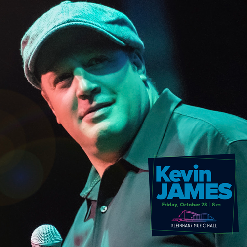 Kevin James photo courtesy of Kleinhans Music Hall.