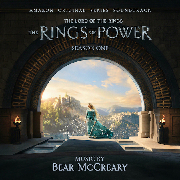 `The Lord of the Rings: The Rings of Power (Season One: Amazon Original Series Soundtrack).` (Image © and courtesy Amazon Studios publicity site)