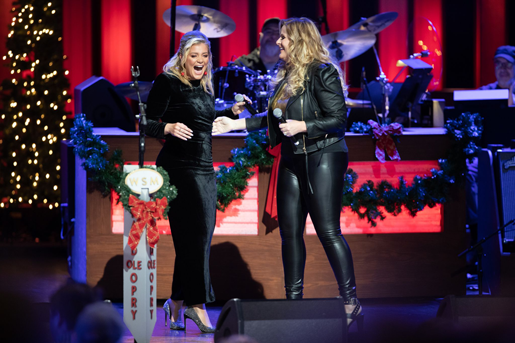 Lauren Alaina ended a successful 2021 with an invitation on Saturday night, delivered by Trisha Yearwood, to become a member of the Grand Ole Opry. (©Grand Ole Opry, photos by Chris Hollo/courtesy of Schmidt Relations)