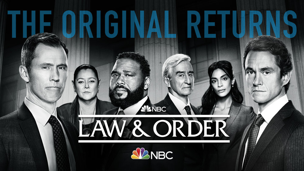 `Law & Order` key art by NBCUniversal.