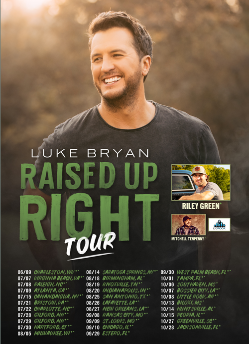 Luke Bryan has announced new tour dates. (Image courtesy of Schmidt Relations)