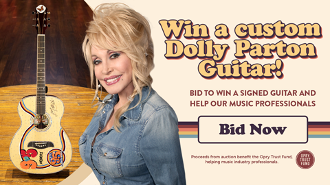 Dolly Parton is teaming with the Grand Ole Opry to help musicians in need. (Image courtesy of Schmidt Relations)