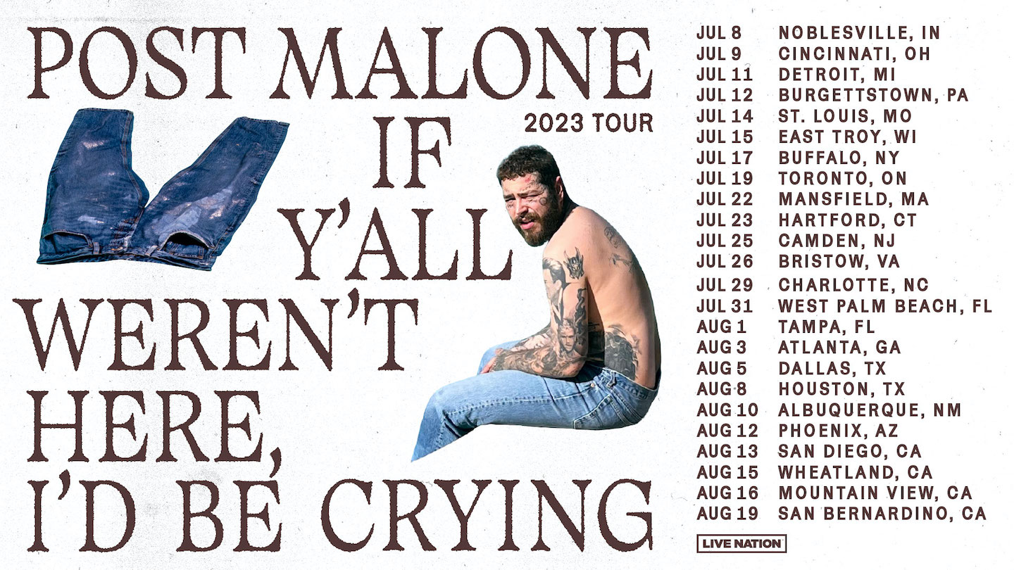 Post Malone images courtesy of Live Nation