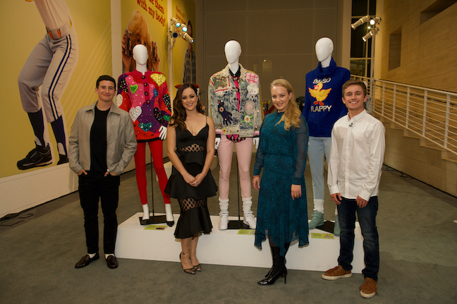 `The Goldbergs & Schooled Rewind!` - Cast and executive producers of `The Goldbergs` participated in a special preview screening and Q&A panel discussion on Tuesday at Paley Center for Media to talk about the 1980s and 1990s fashion of two of ABC's hit flashback comedies. The event launched an exclusive new costume exhibit at the center's Beverly Hills location, which runs from to Nov. 17. From left: Sam Lerner, Hayley Orrantia, Wendi McLendon-Covey and Sean Giambrone. (ABC photo by Frank Micelotta)