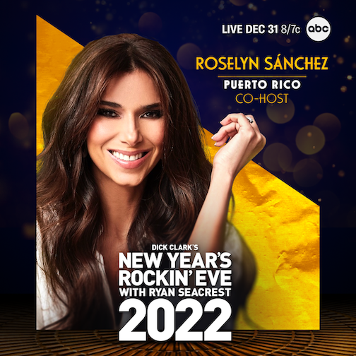 Roselyn Sanchez is joining the `NYRE` celebration. (Photo credit: Jesus Cordero/courtesy of ABC Media Relations)