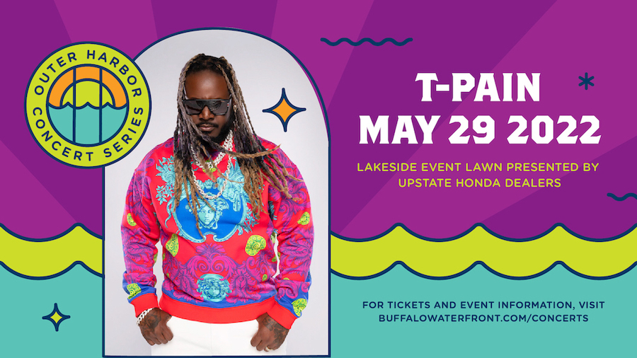 T-Pain image provided by Buffalo Waterfront Group.