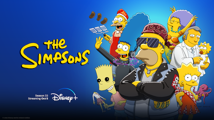 `The Simpsons` image courtesy of Disney Media & Entertainment Distribution.