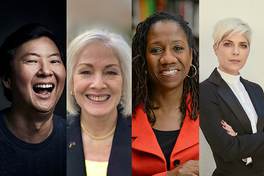 The University at Buffalo's 2022-23 Distinguished Speakers Series will feature actor Ken Jeong, former U.S. ambassador to Ukraine Marie Yovanovitch, civil rights attorney Sherrilyn Ifill and actress Selma Blair. (Photos provided by University at Buffalo)