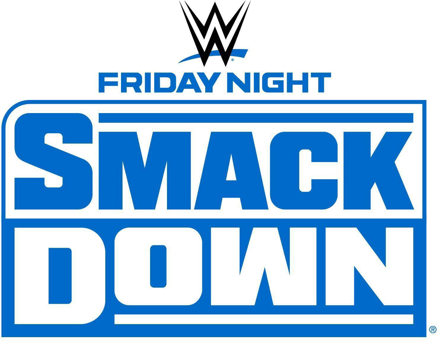 WWE `Friday Night Smackdown` logo provided by KeyBank Center Public Relations.
