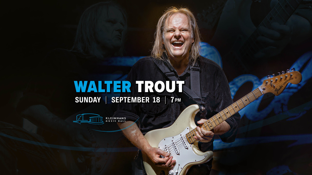 Walter Trout image courtesy of Kleinhans Music Hall